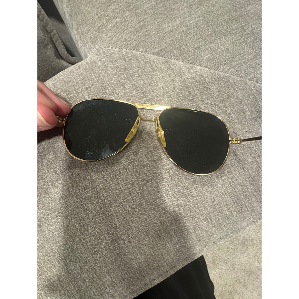 Vintage Aviator Sunglasses Mirrored Gold Men's 1990s Vietnam - Picture 4 of 9